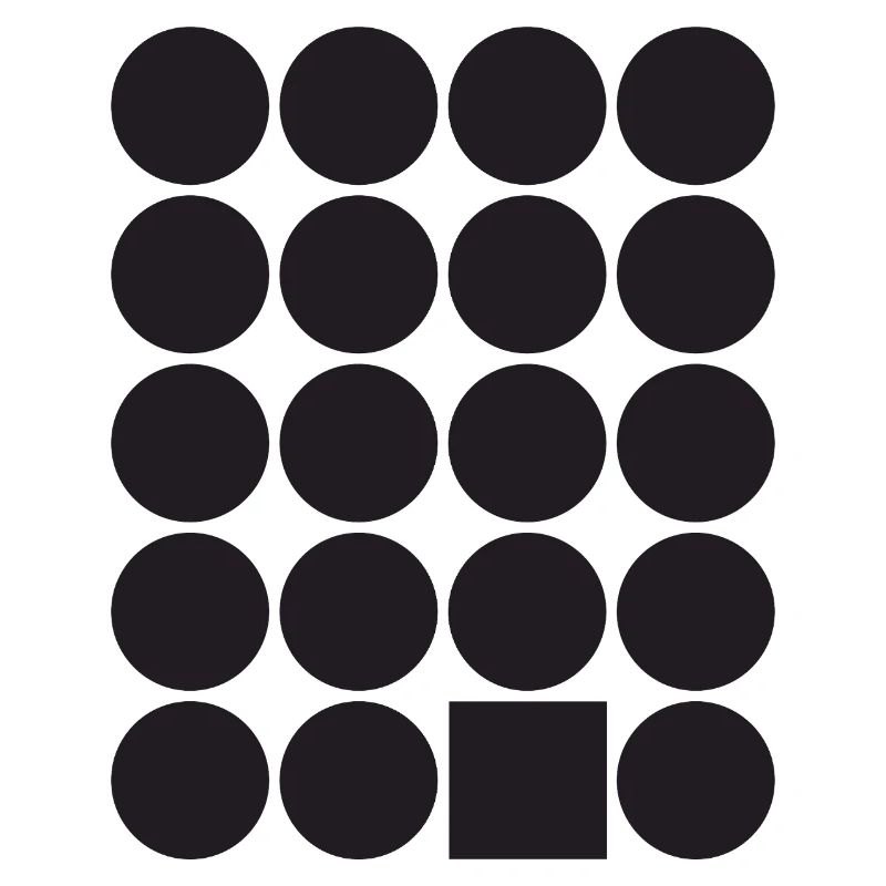 Geometric Dot Grid with a Square