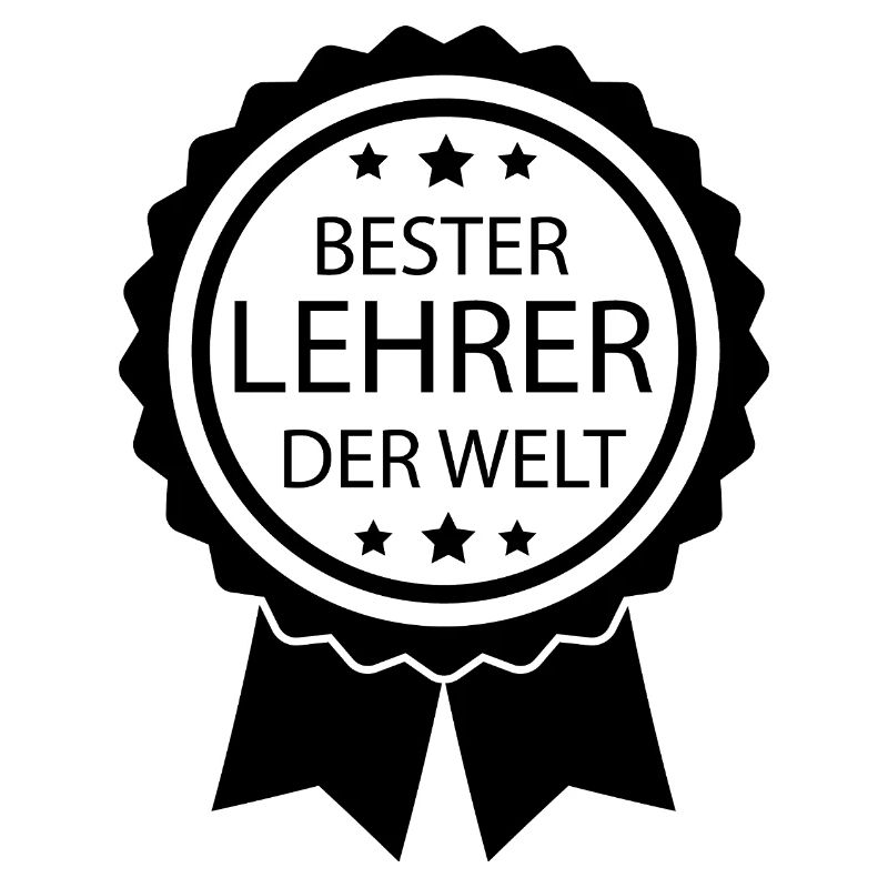 Bester Lehrer der Welt Geschenk Abschied Schule