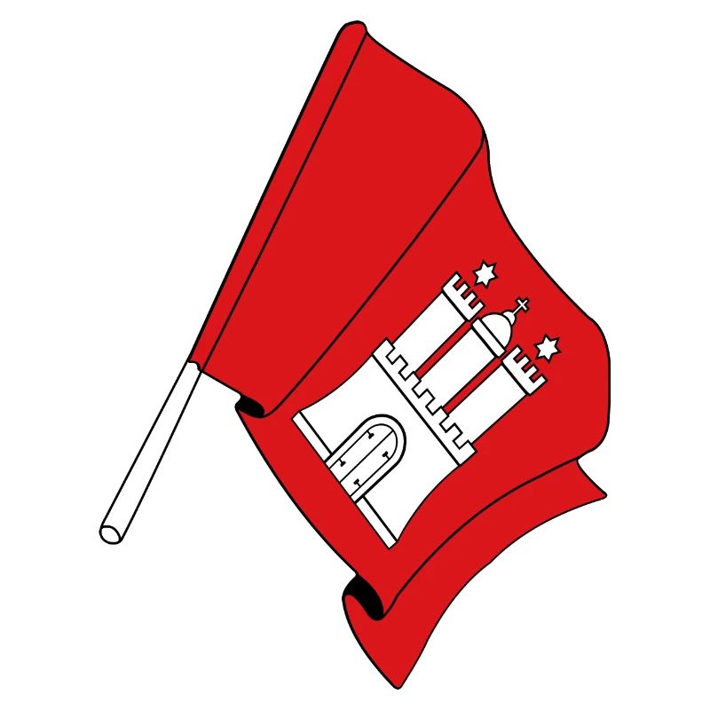Drapeau Hambourg