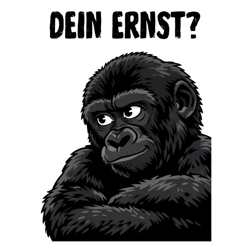 Monkey with a skeptical look - you're serious?