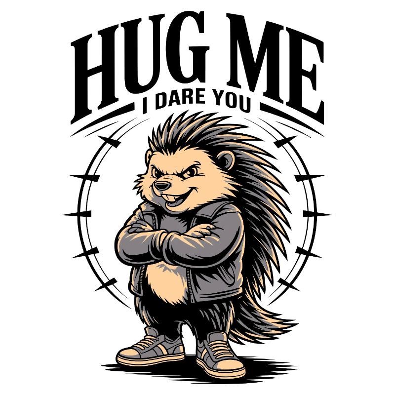 Umarme mich, ich fordere dich heraus, Igel