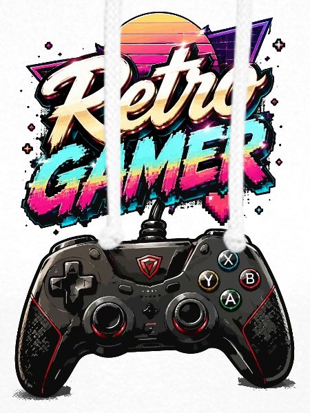 Retro Gamer Neon Controller