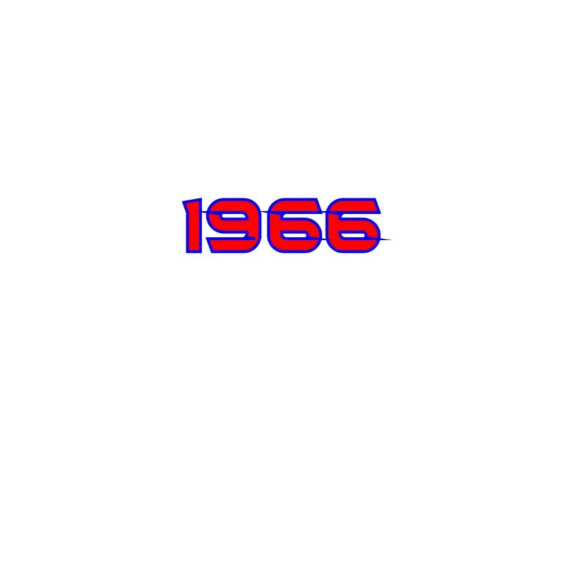 1966 Retro Neon Typography