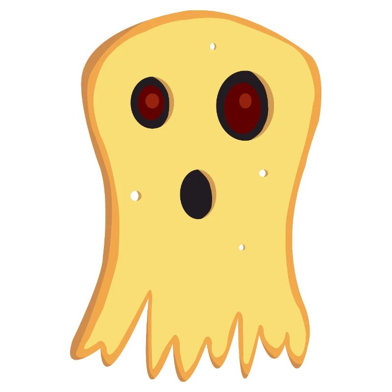 fantôme de fromage d'Halloween