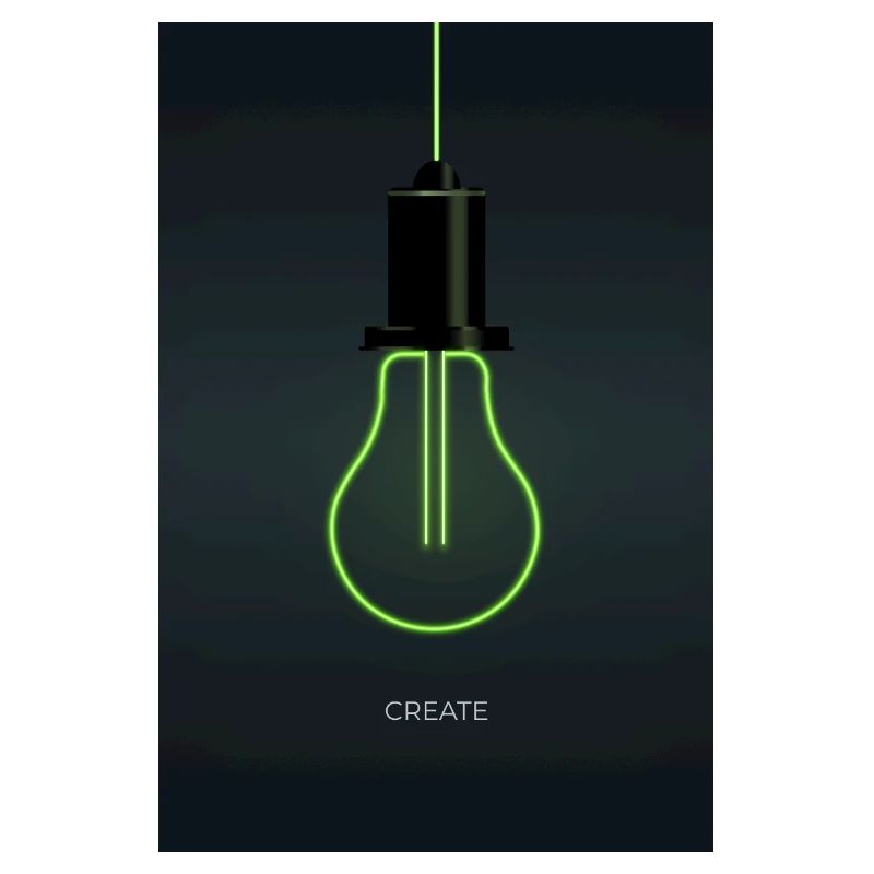 Create – Ampoule néon pour esprits créatifs