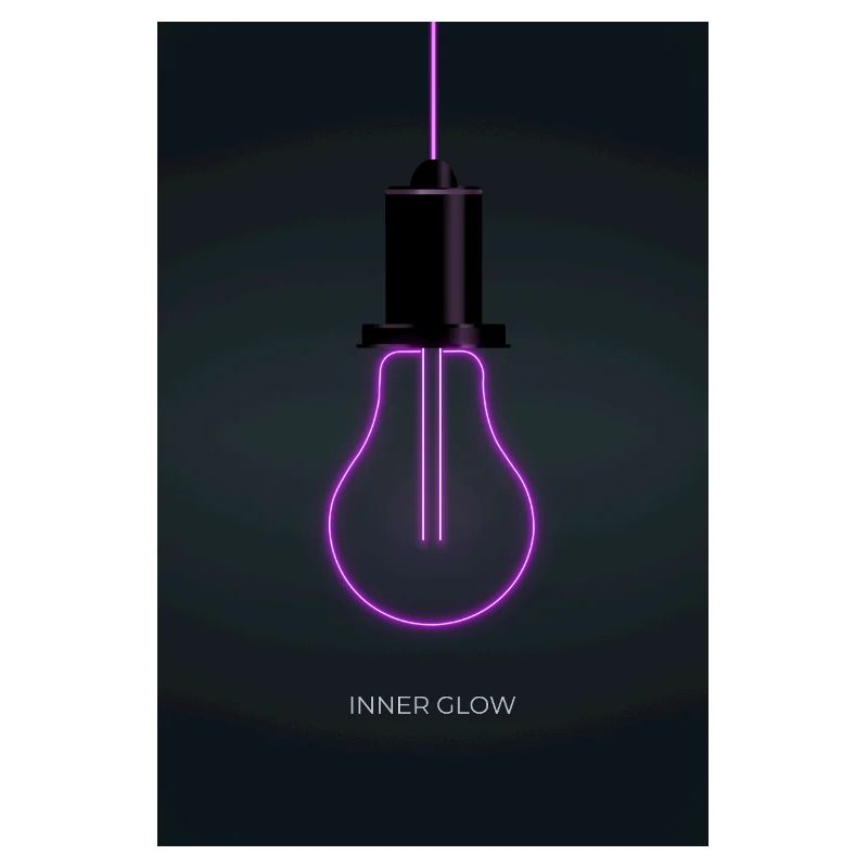 Affiche de l’ampoule néon Inner Glow