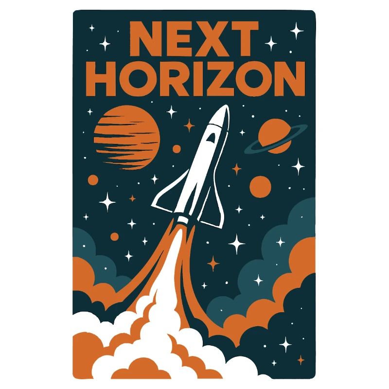 Prochain horizon Lancement de la fusée
