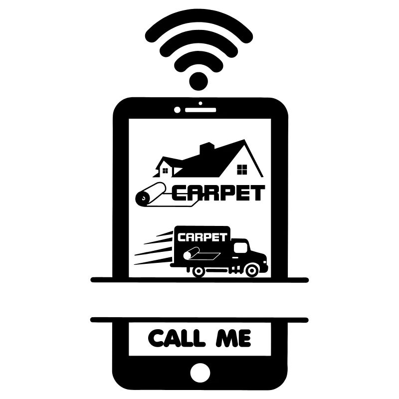 Appelez-moi couche de tapis de téléphone