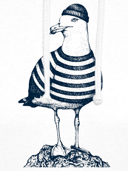 Möwe mit Pulli