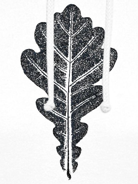 Eichenblatt / Botanischer Blätter - Abdruck