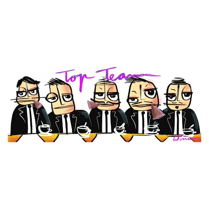 Kaffeebecher - Top Team