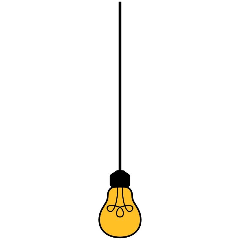 ceiling top cable hang light bulb light electricity id