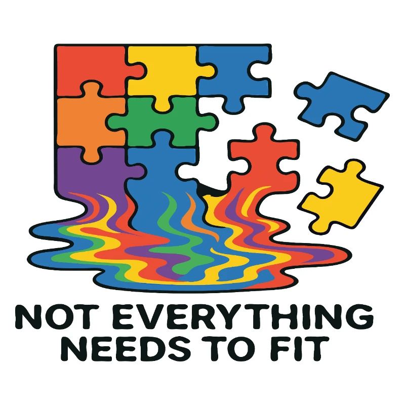 Not Everything Fits Rainbow Puzzle