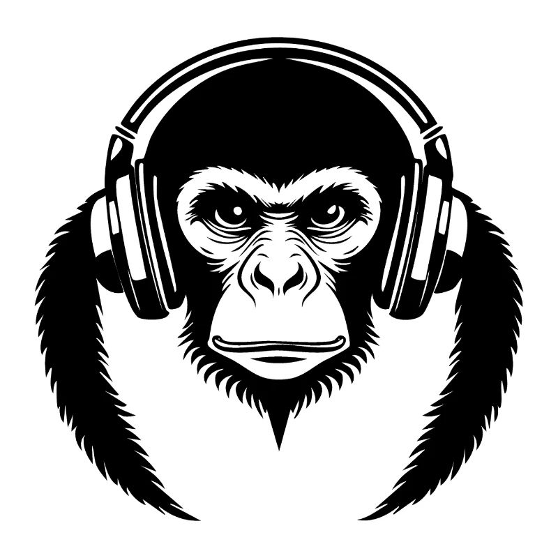Motion Monkey Head Dynamic Line Edition Shirt