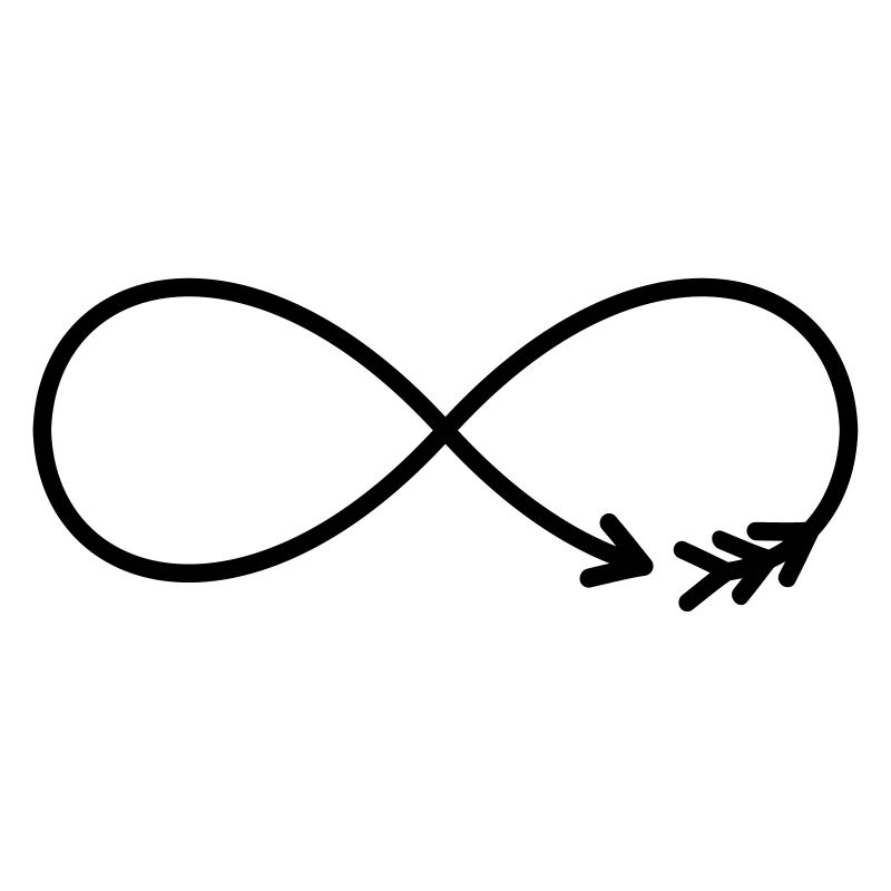 Infinity Sign Arrow Gift Love