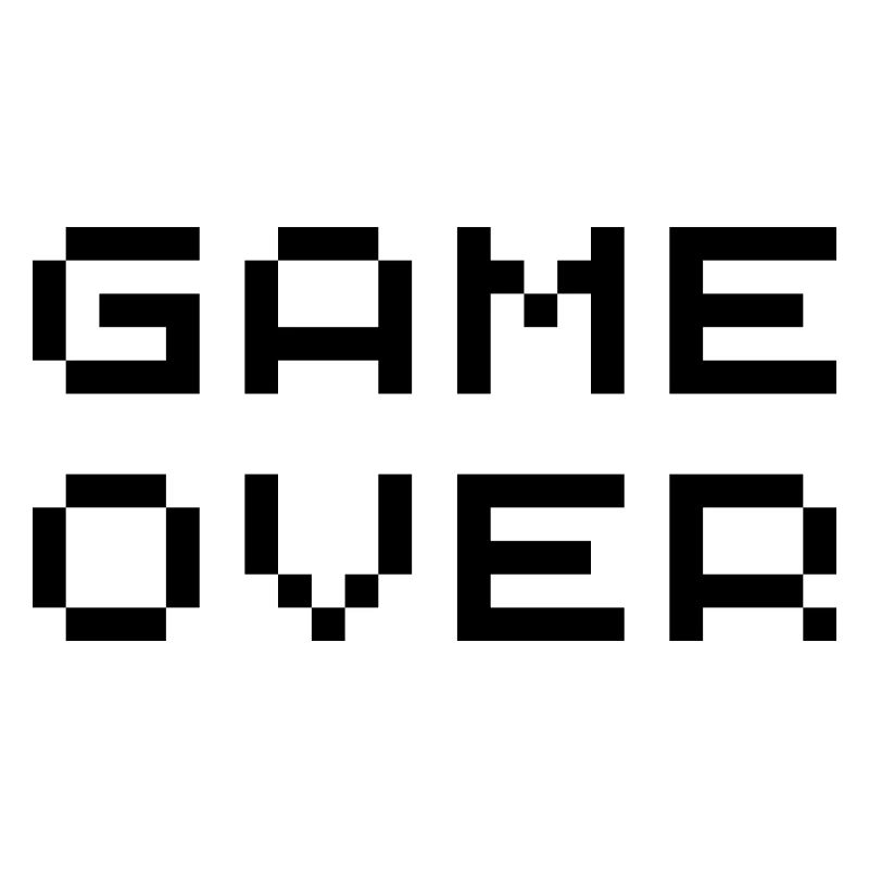 Retro game over