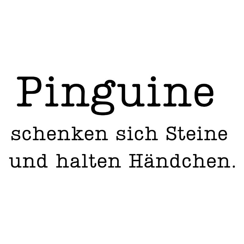 Science Snack Typewriter: Pinguine schenken sich 