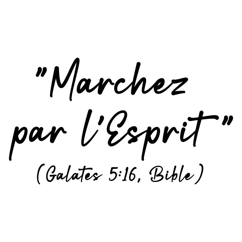 Message de la bible, Galates 5:16