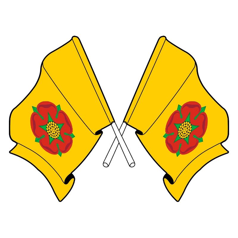 Drapeaux croisés du Lancashire