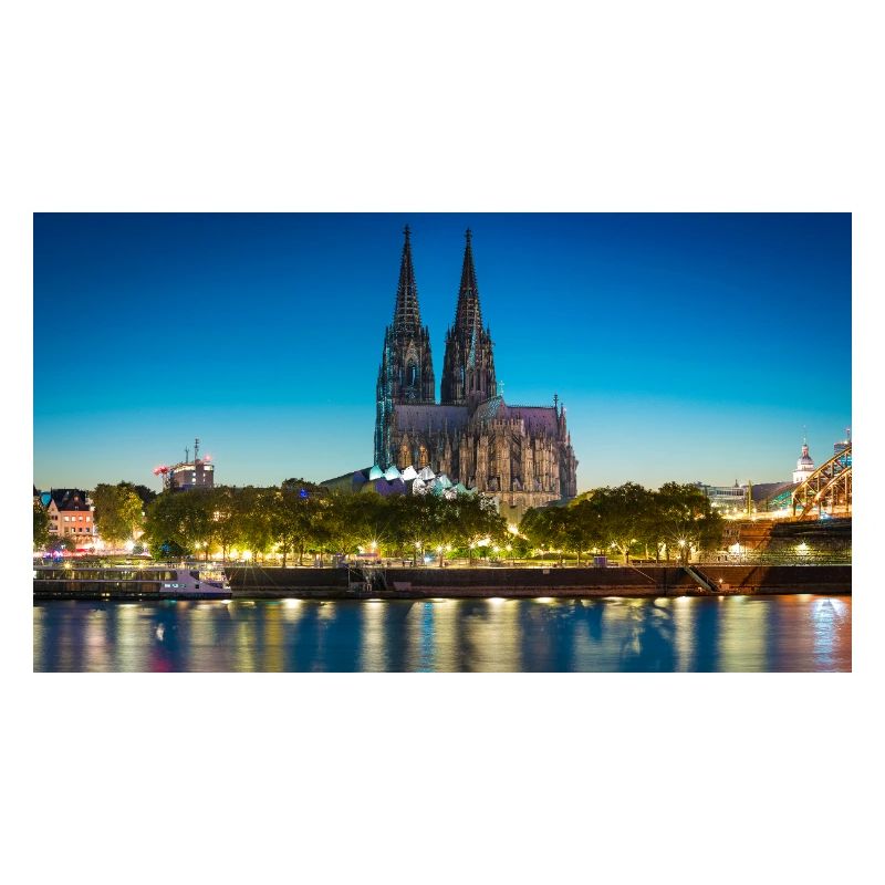 Kölner Dom Abendlicht Silhouette