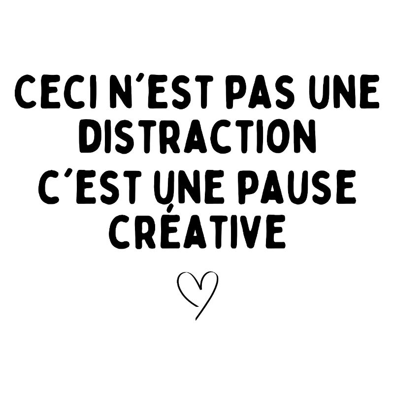Ceci n'est pas une distraction, c'est une pause