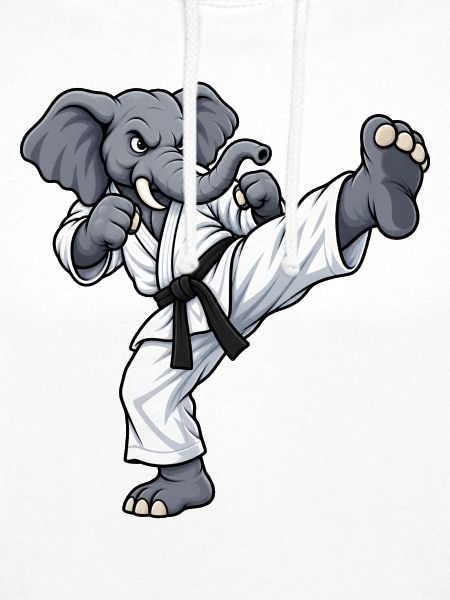 Elefant beim Karate