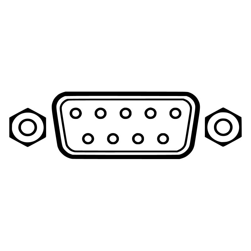 DB 9 Connector, serial connector