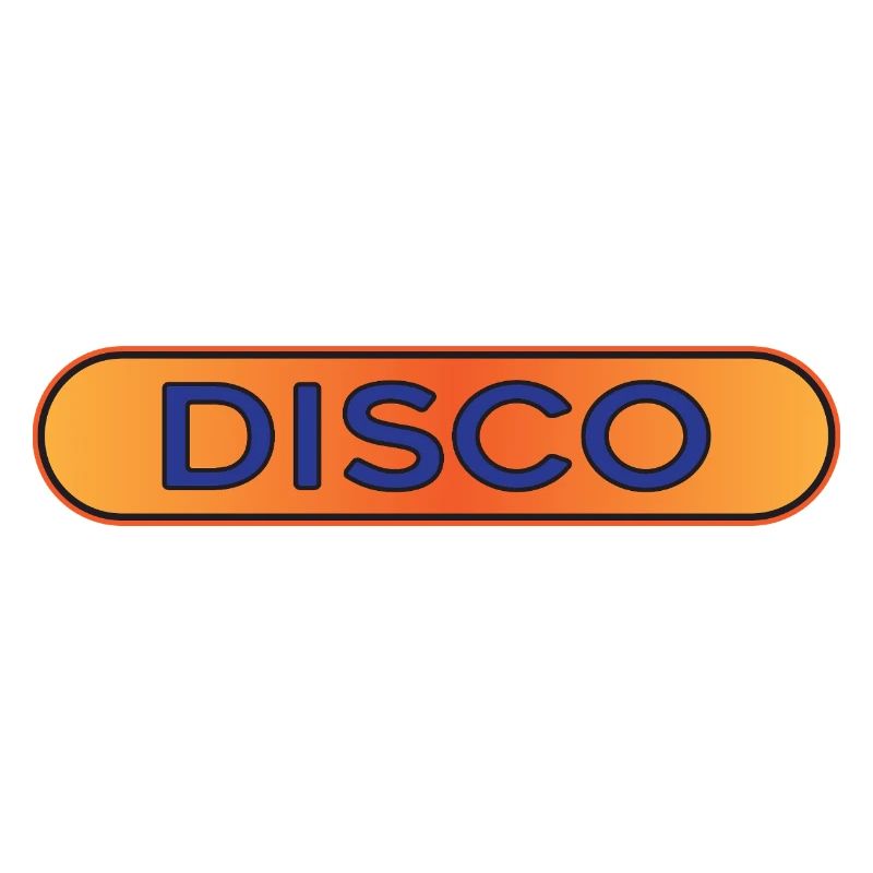 Disco Neon Retro Abzeichen