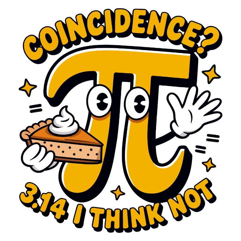 Pi Day Coincidence 3.14 Math Cake Design