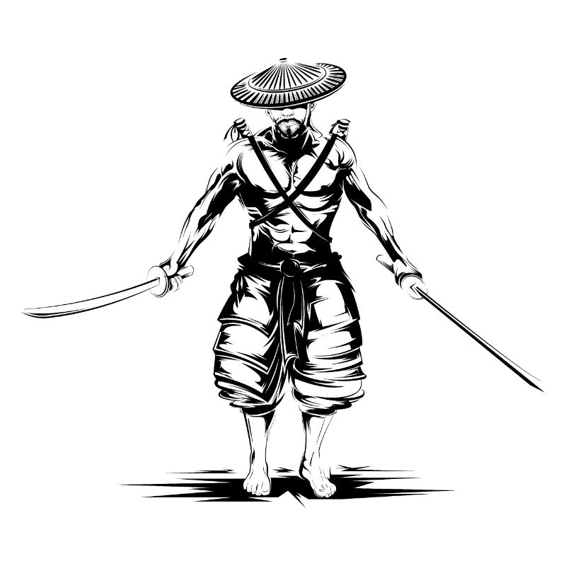 samurai fighter warrior symbol art art fighting