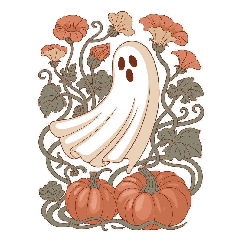 gresskar blomster høst spøkelse Halloween