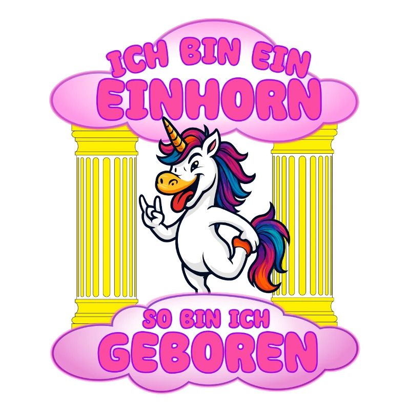 Ich bin Einhorn Geburt