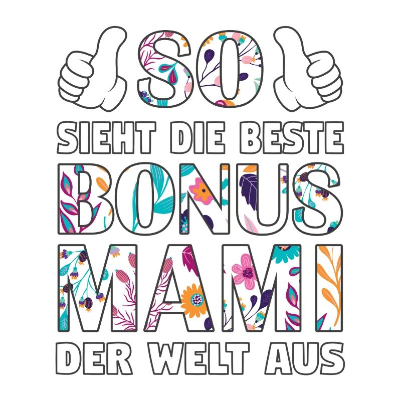 Bonus Mami beste Mama Mutter Muttertag Geschenk