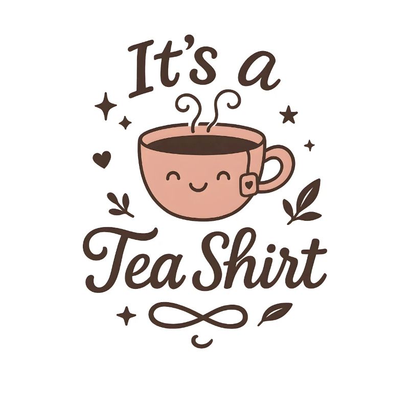 Cute It's a Tea Shirt Pun Design