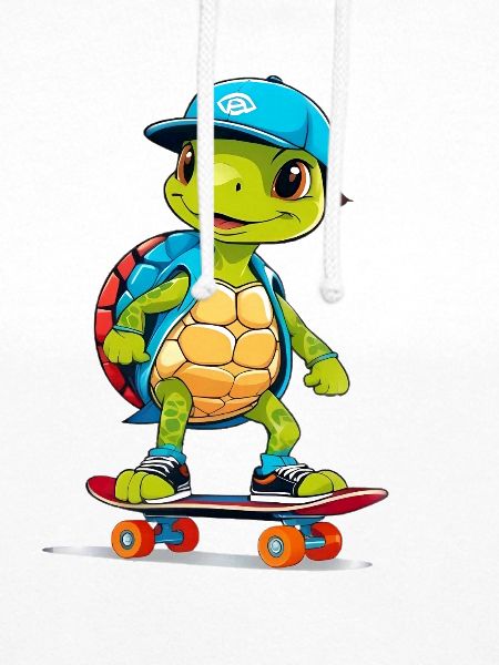Schildkröte Skateboardheld