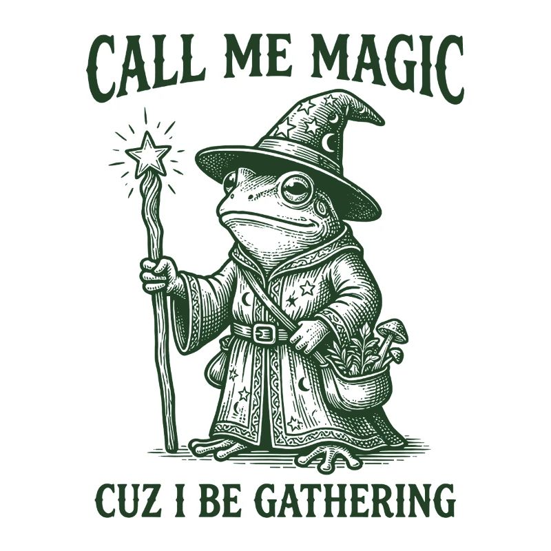 Call me Magic cuz I be Gathering – Frog Wizard