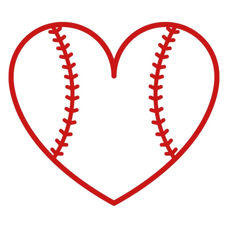Cœur du baseball softball