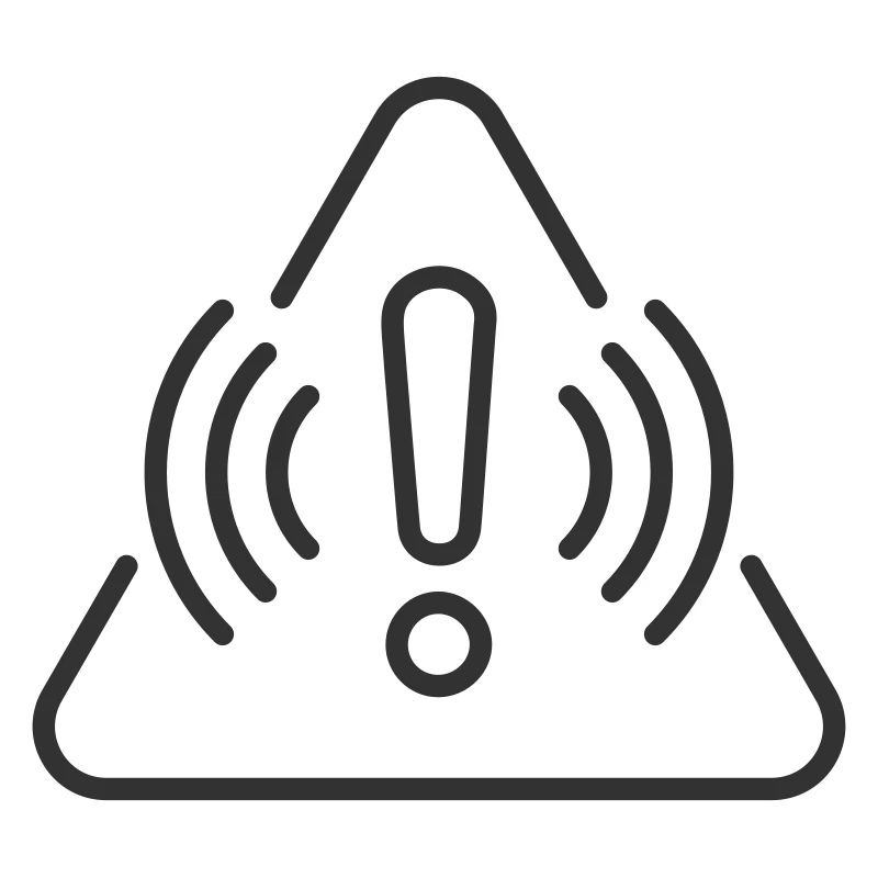 Warning Alert Icon – Triangle With Exclamation Mar