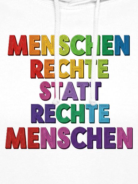 Menschenrechte statt rechte Menschen Statement
