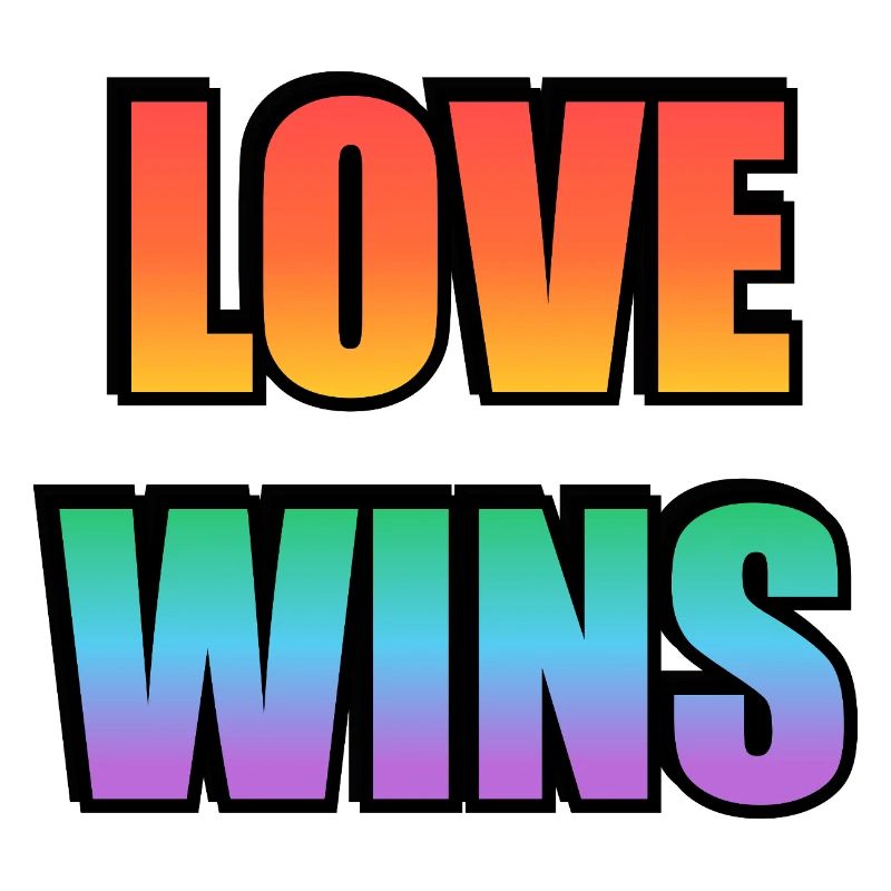Love Wins Rainbow Gradient