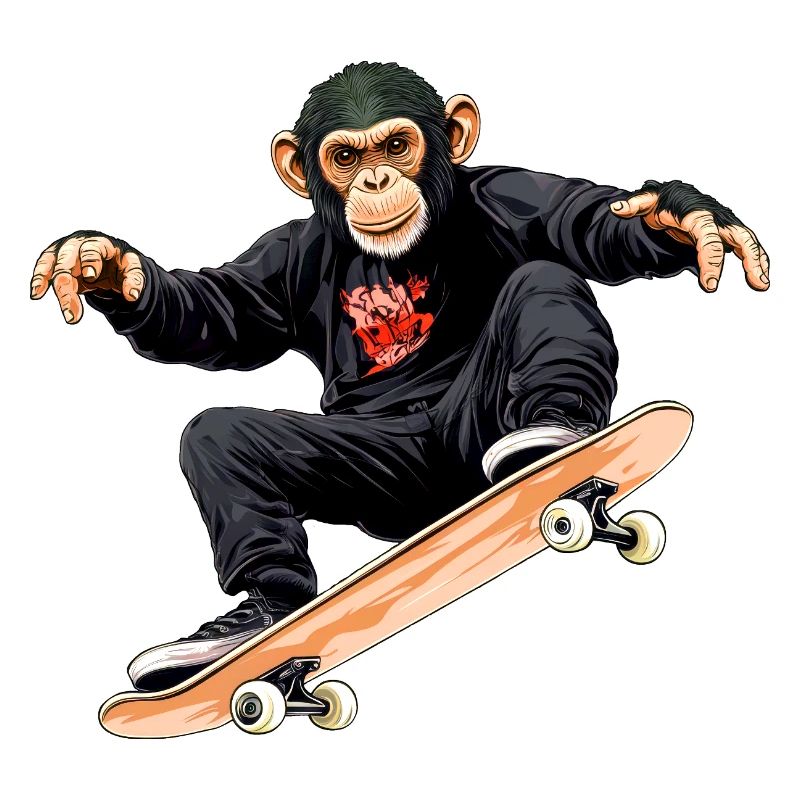 Monkey Skateboard