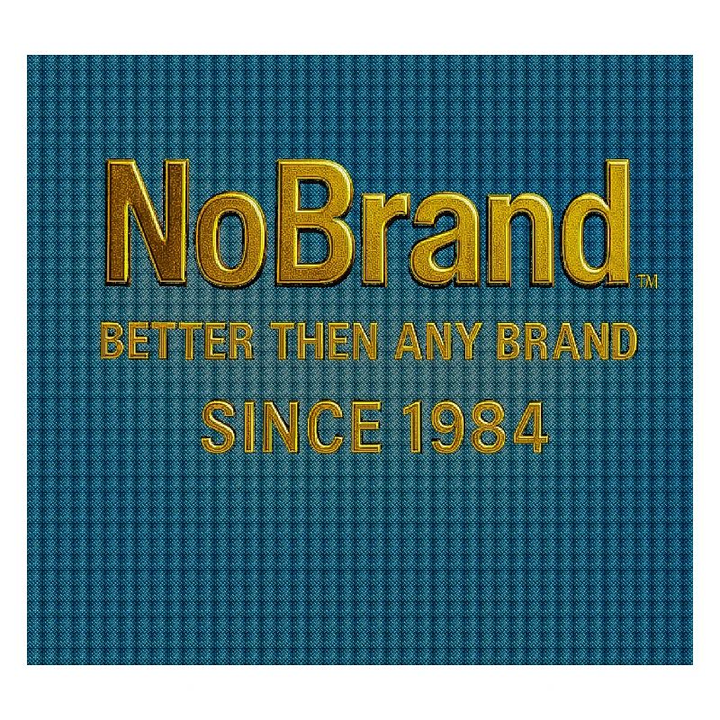 NoBrand Gold Text on Denim