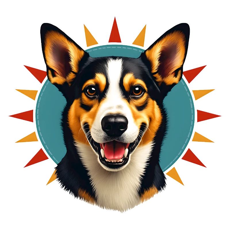 Corgi Strahlende Sonne