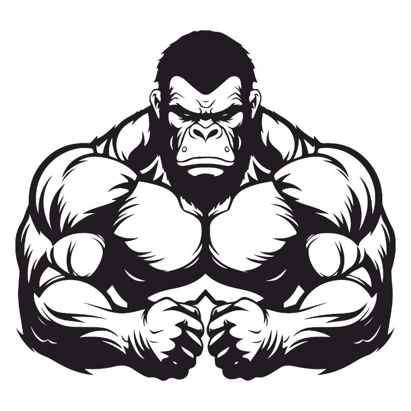 Muscles gorilles