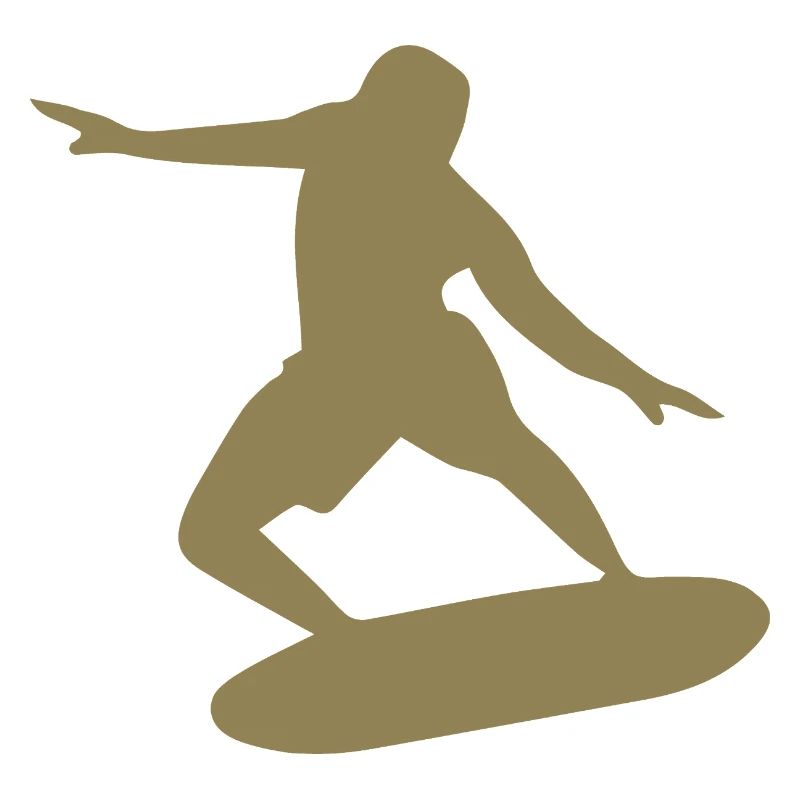 Silhouette de surfeur Surf Minimaliste