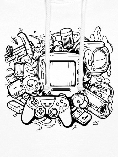 PC Gaming Zeichnung
