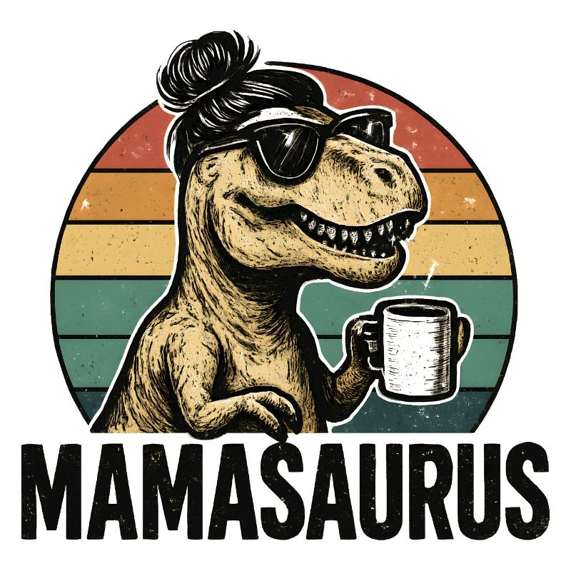 Mamasaurus Mama Mutter Geschenkidee Humor Lustig