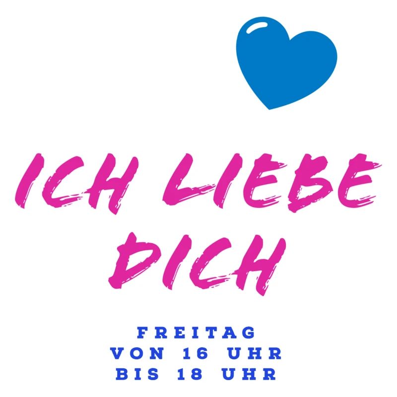 Herzliche Liebesbotschaft im Graffiti-Stil