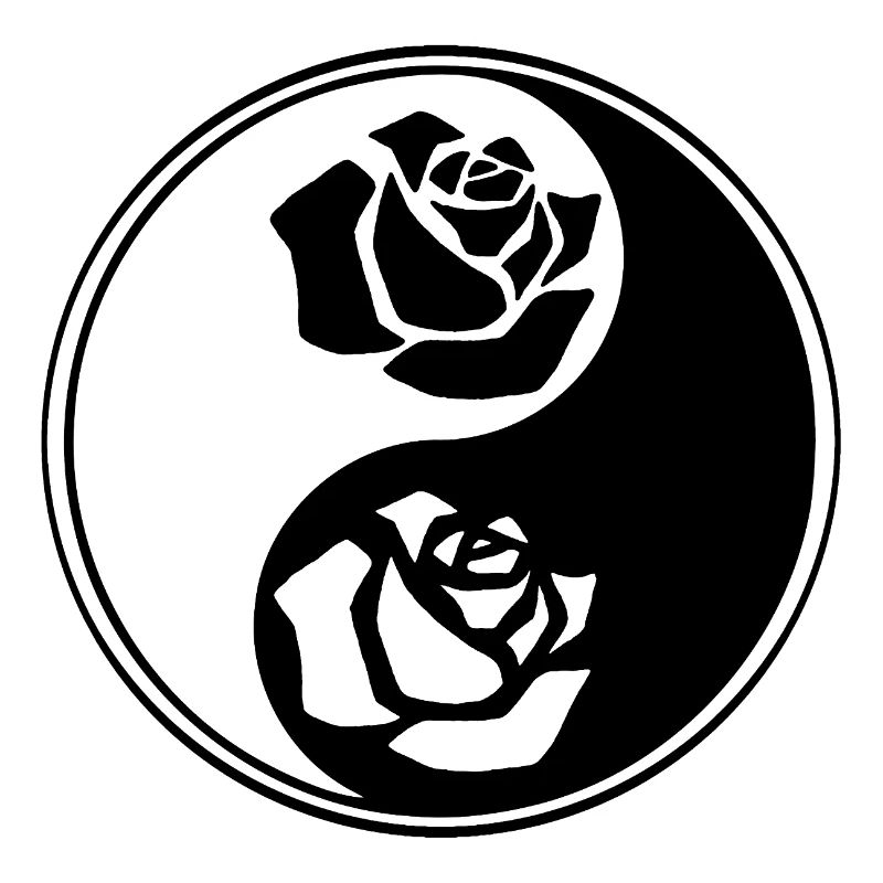 Fleur yin yang