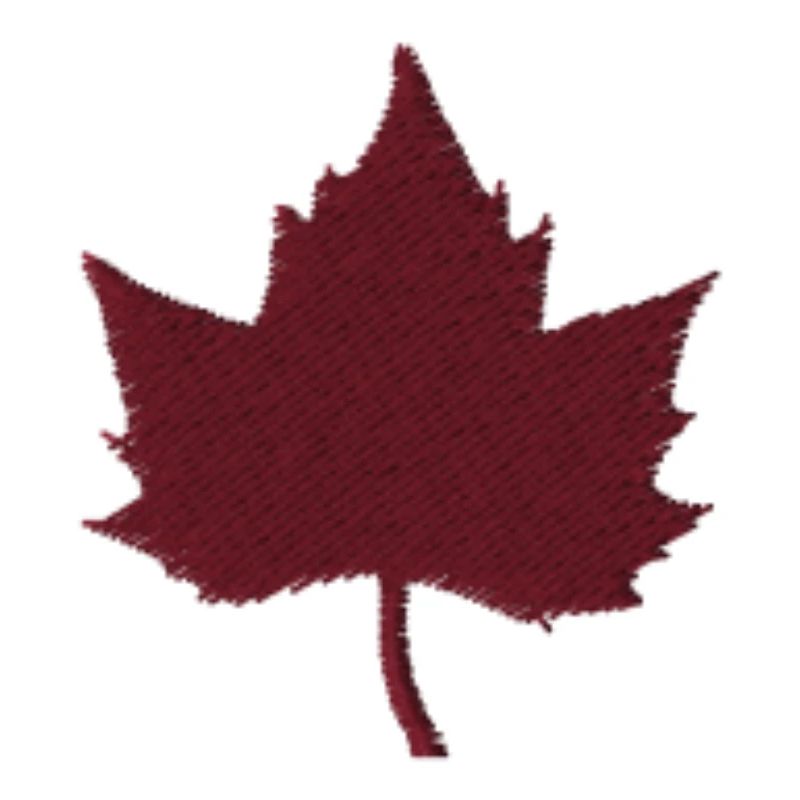 Dark red leaf
